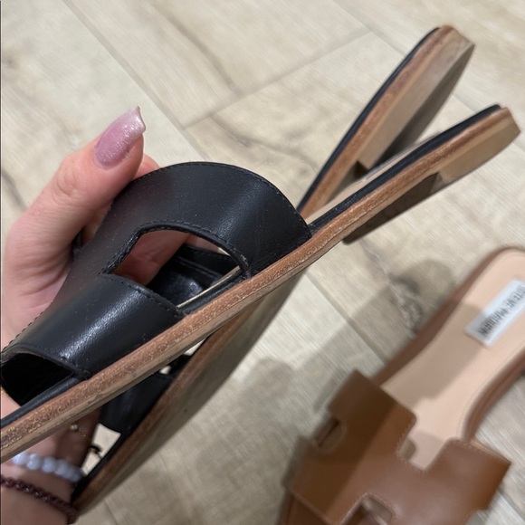 Steve Madden Black and Brown Slide Sandals Bundle - Picture 4 of 6